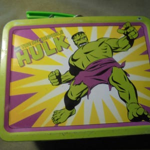 Hulk Metal Lunch Box - Etsy