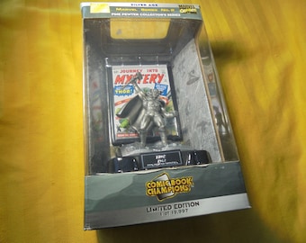 The MIGHTY THOR PEWTER Comic Book Champions! Mint!! 35.00 Shipped!