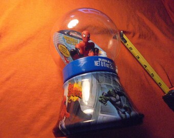 Spider-Man Glitter Globe: PVC Figure Bubble Bath - New in Box