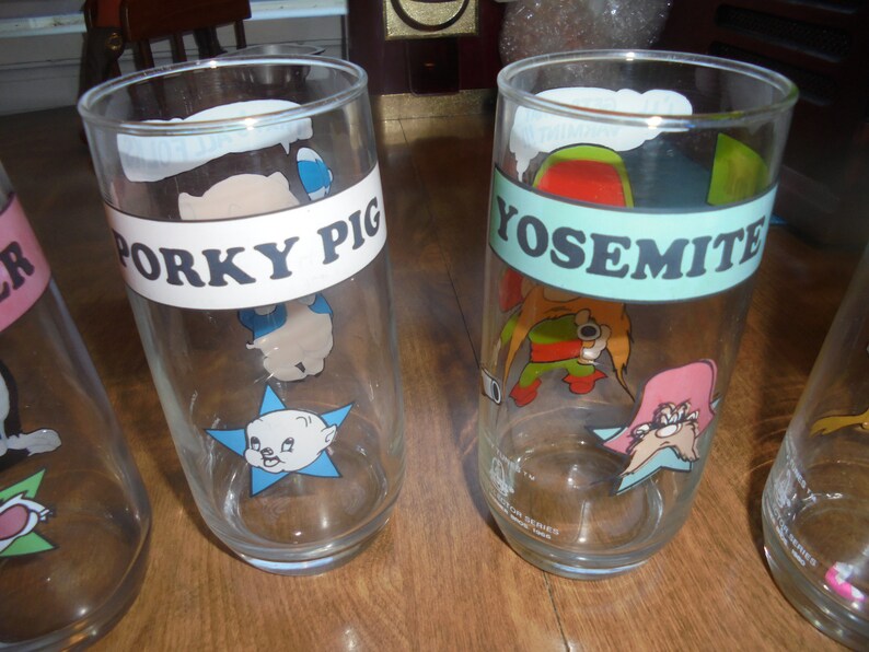 Rare 1966 Arby's WARNER BROS. Collectible GLASSES Like | Etsy