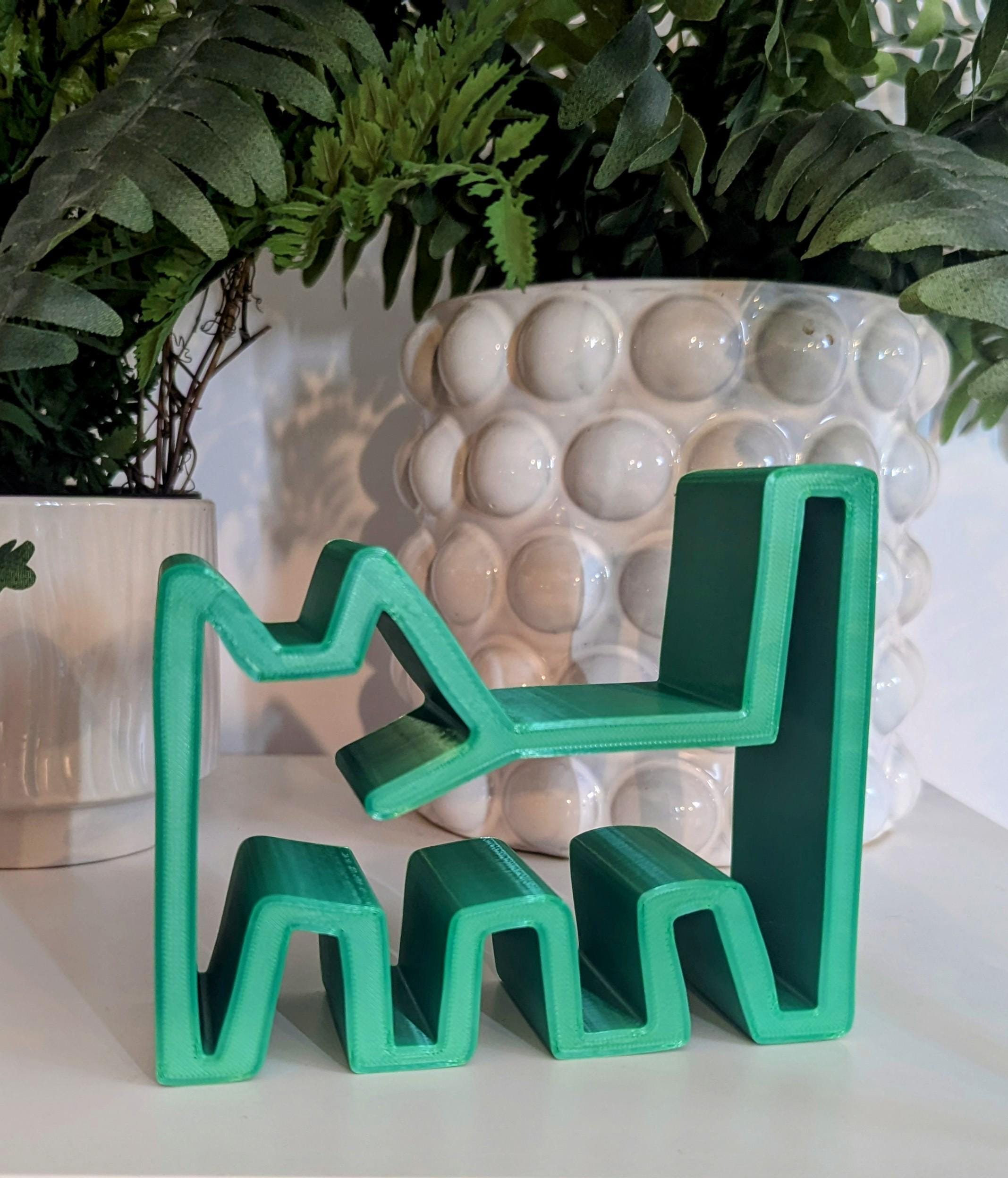 3d Printed Keith Haring Inspired Cat Ornament - Etsy UK