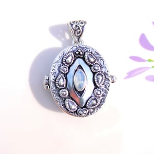 Secret Box Pendant,925  Silver Plated Pendant - Poison Box Pendant - Secret  Pendant Gift - 925 Silver Pendant, Locket Pendant, Jewelry
