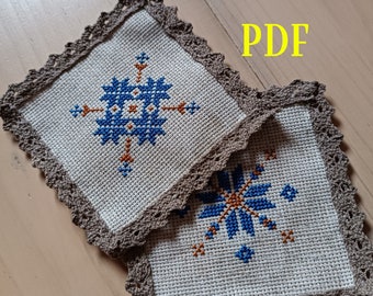 Geometry cross stitch pattern | PDF scheme