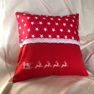 Christmas pillow cover | Holiday decor | Pillow case &quot;Сhristmas&quot;| Gift for Christmas pillow case with deers