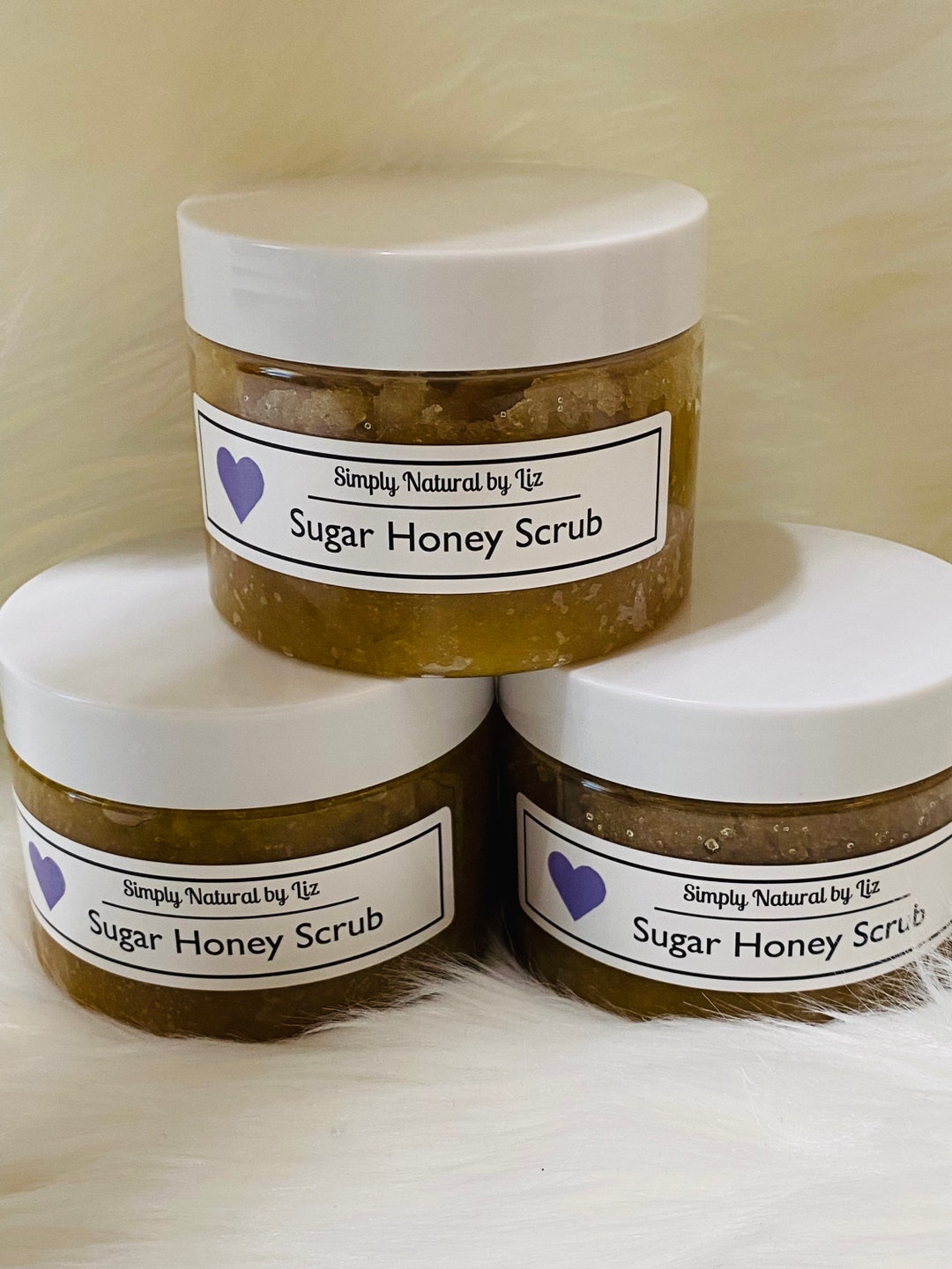 Sugar Honey Scrub Body Scrub Moisturizing Exfoliating Etsy