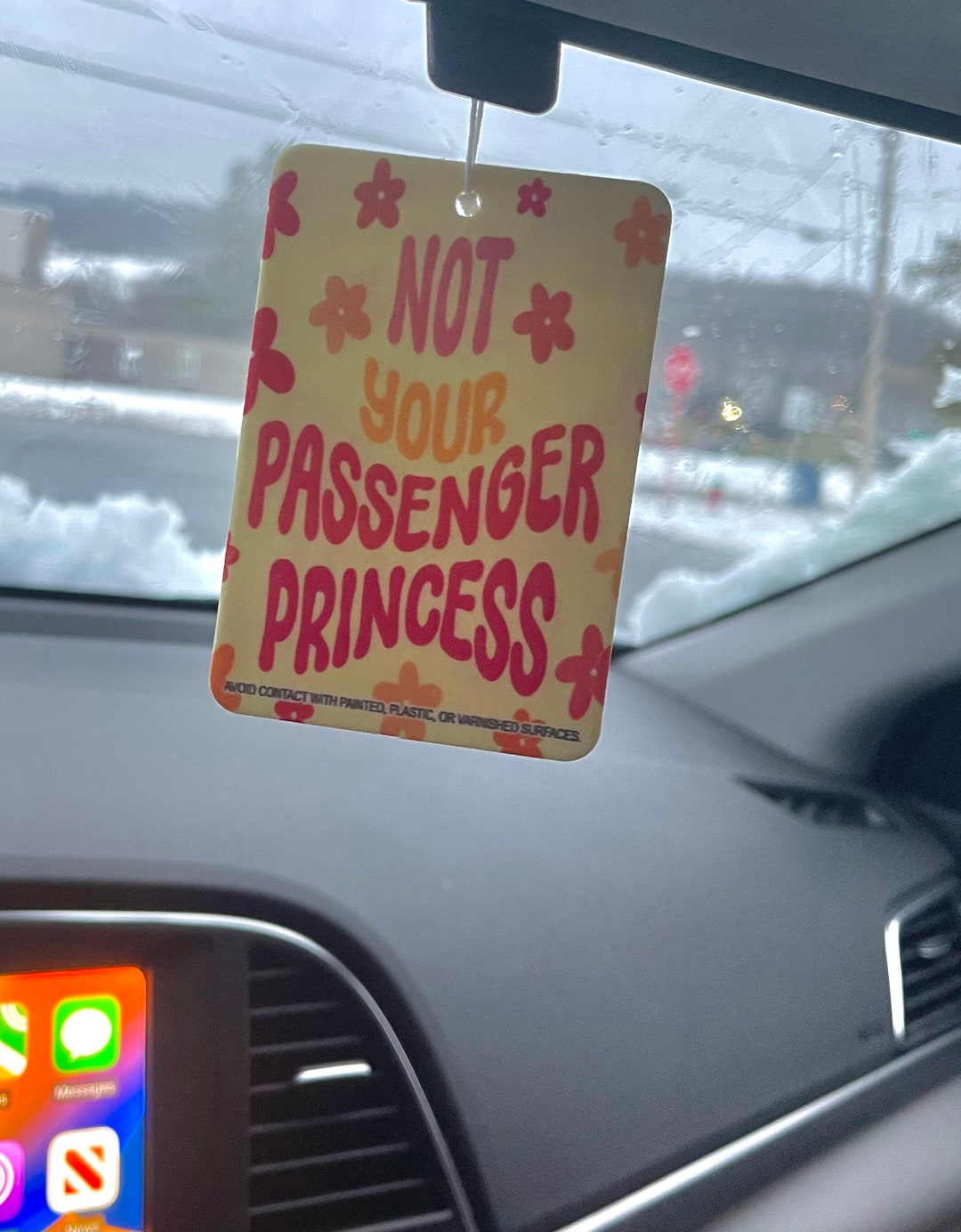 Passenger Princess Quote Car Air Freshener – Prints by Mee