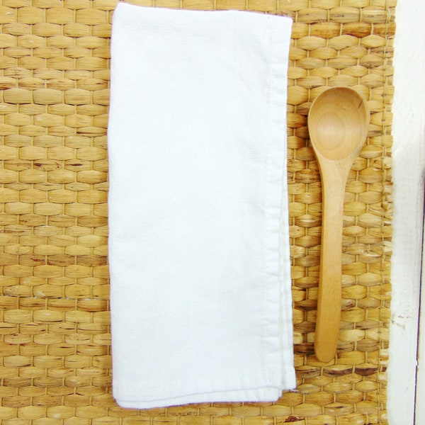 Blank White Cotton Napkin, DIY Plain Cloth Napkins, Momie Napkin,  Wedding Napkins, 18.5" x 18.5"