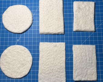 Custom Mat Board Set for Self-Finishing Needlepoint | Front & Back Cookies | Batting Included