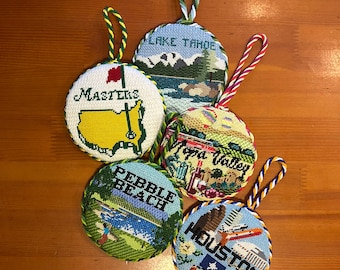 Needlepoint Ornament Finishing
