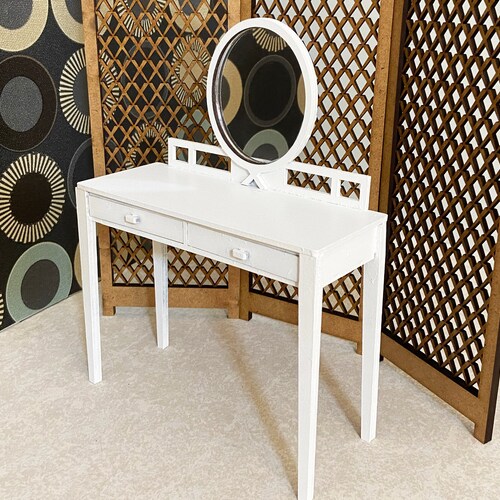 16 Doll Dressing Table. Barbie Vanity Miniature Dressing Etsy