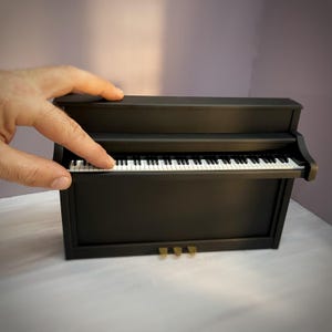 Piano for 12 inch doll / 1:6 scale Miniature Piano / roombox,  dollhouse, dollhouse miniatures