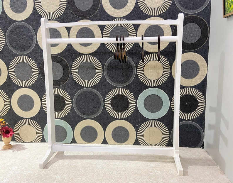 16 Doll Clothes Rack With Hangers. Barbie Scale Blythe Etsy