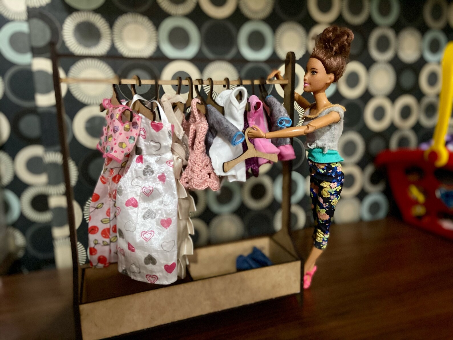 Dolls Clothes Hangers For Barbie. 5pcs Barbie dressing room. Etsy
