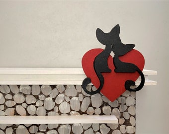 Estatuetas em miniatura de gatos para casa de bonecas, acessórios para casa de bonecas, diorama, decoração em miniatura de gatos