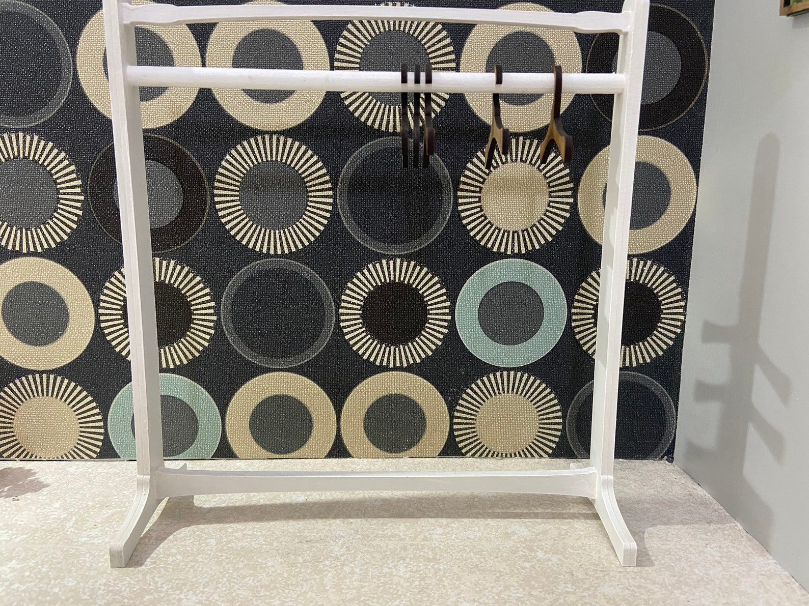 16 Doll Clothes Rack With Hangers. Barbie Scale Blythe Etsy