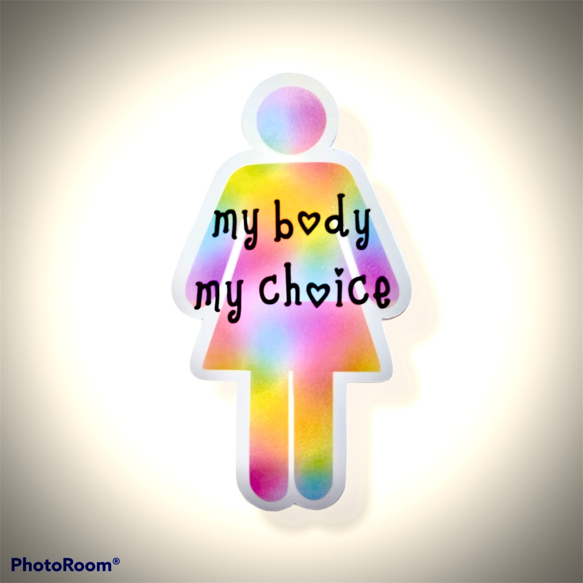 My Body My Choice Handmade Glossy Sticker | Etsy