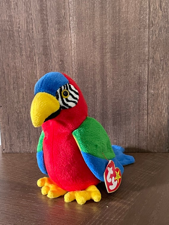 Jabber the Parrot 1997 Vintage Retired Beanie Babies Etsy