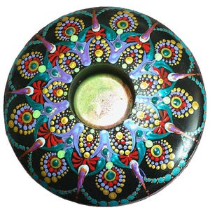 Dot Art Tealight Holder Royal