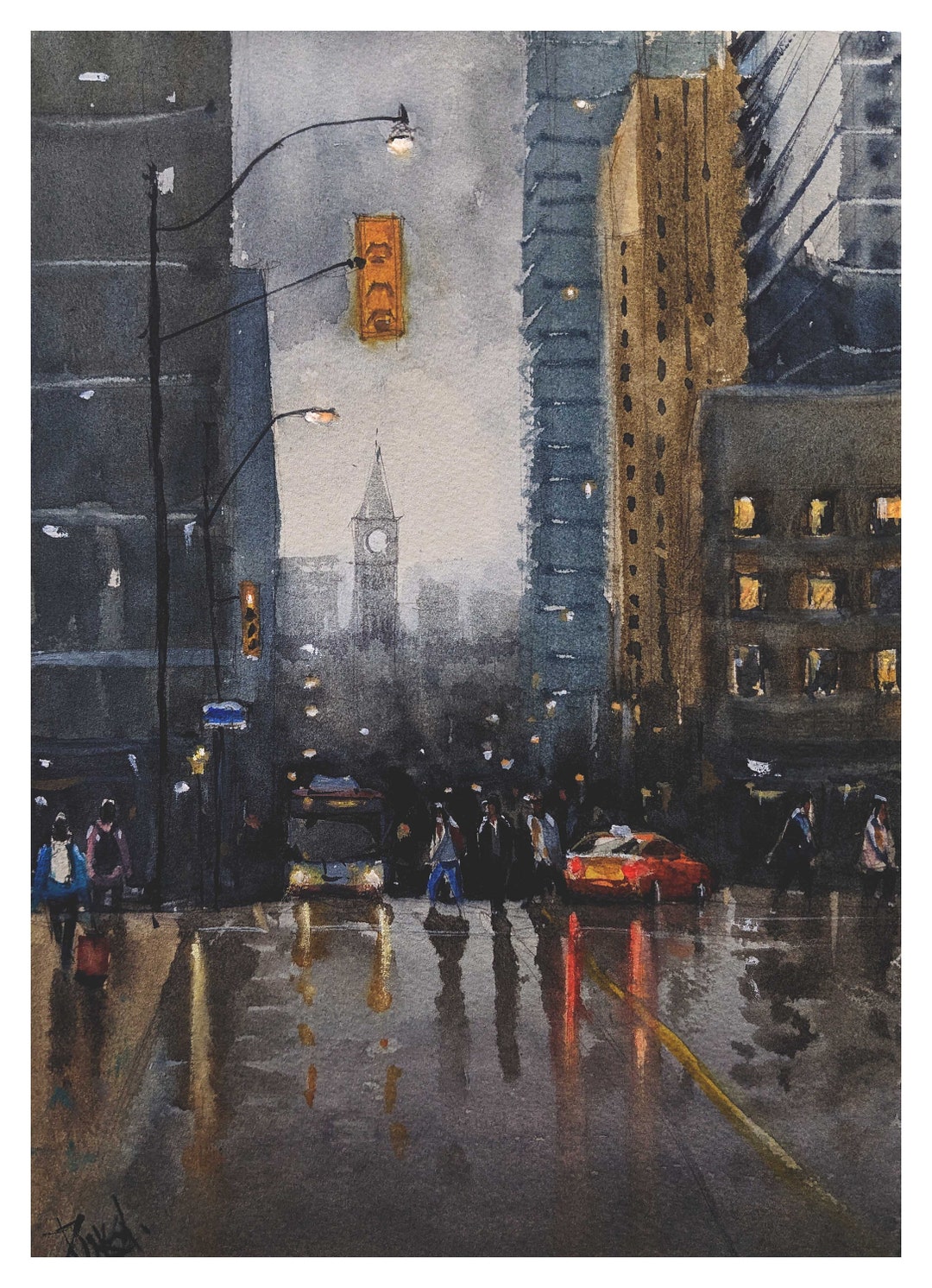 Great Hall Toronto Painting // Fine Art Print of Painting by Toronto