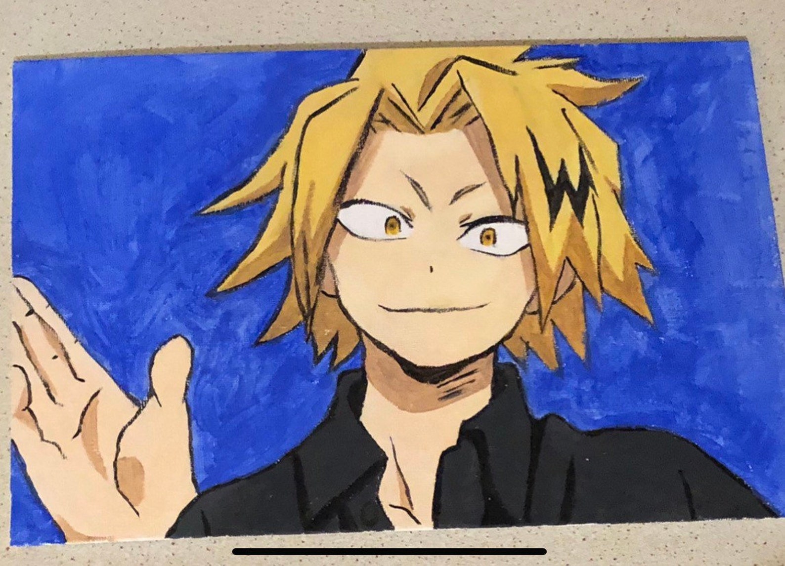 Anime Canvas Paintings Commissions 20x20cm Etsy