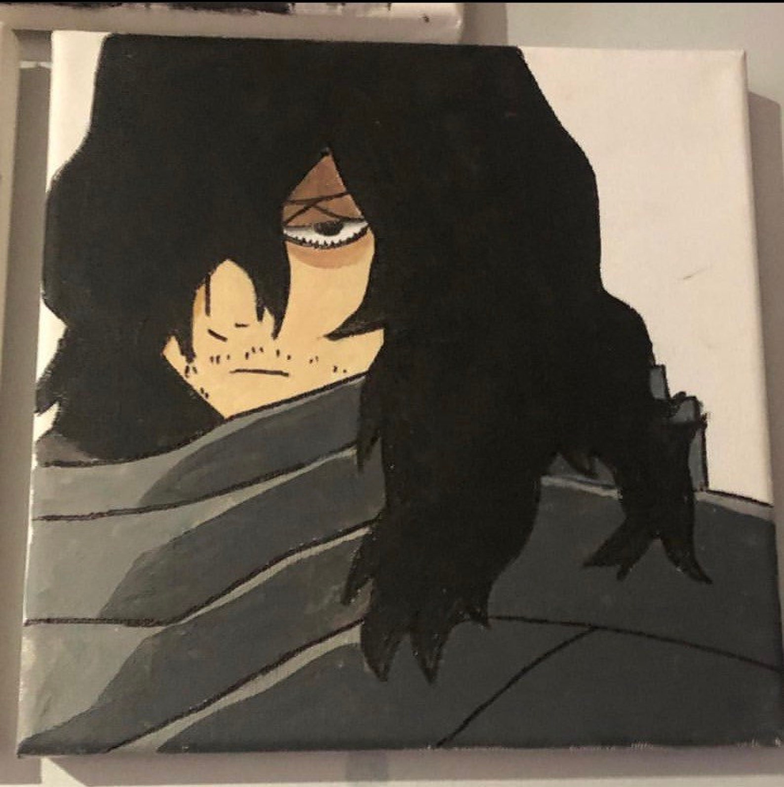 Anime Canvas Paintings Commissions 20x20cm Etsy