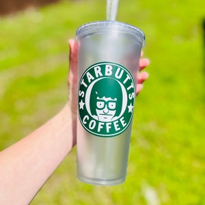 24oz MATTE Starbutts Coffee Tumbler