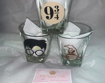 Vasos de bourbon rock de Harry Potter