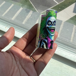 personalized lighter case ; resin lighter case; mini lighter ; gag gift; scary character