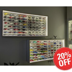 Vitrine De Collection Pour Modèles De Voiture 1/43 - Boîte De Rangement Transparente Et Empilable