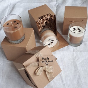 Caramel Vanilla Latte.  Scented Handmade Soy Candle. Autumnal candles. Cosy soy candles