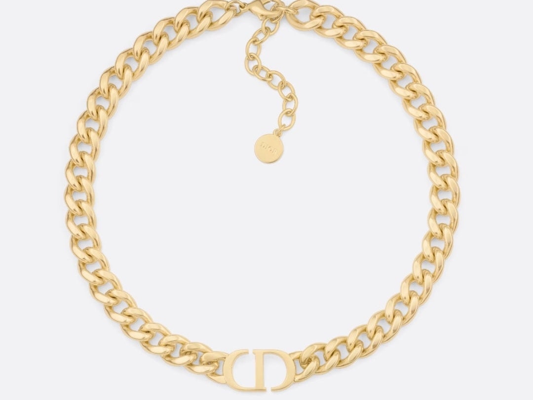 Christian dior cheap choker chain
