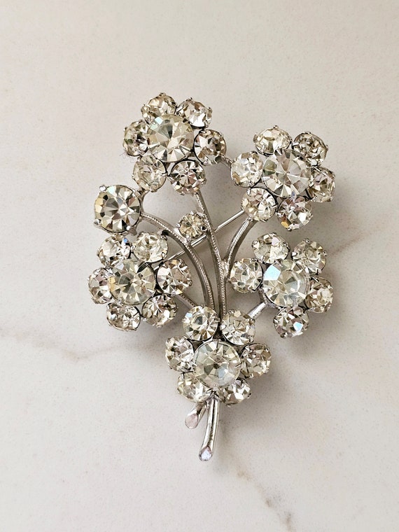 EISENBERG Vintage FLOWERS Floral Bouquet Brooch * 