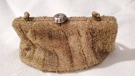 Richere Vintage Bag by WALBORG ~ Gold Gatsby Conv… - image 2