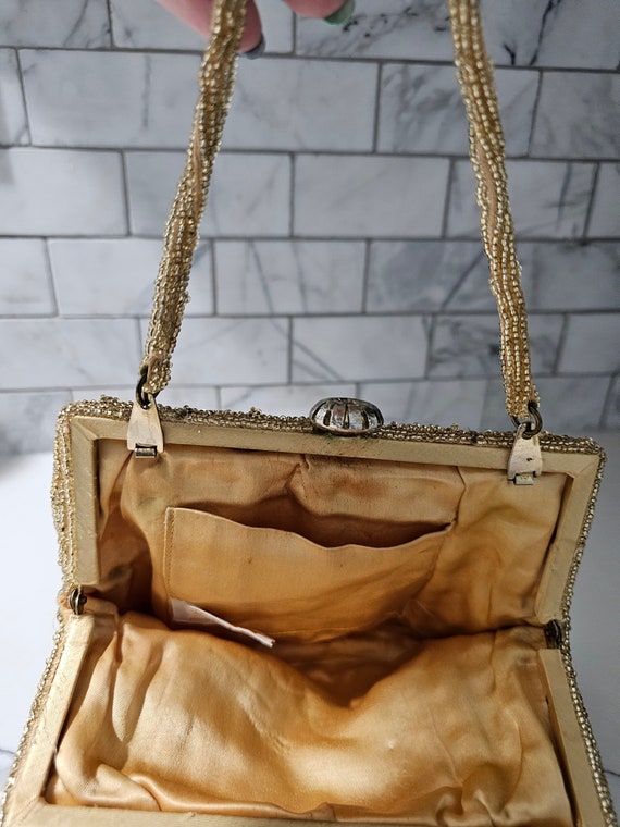 Richere Vintage Bag by WALBORG ~ Gold Gatsby Conv… - image 10