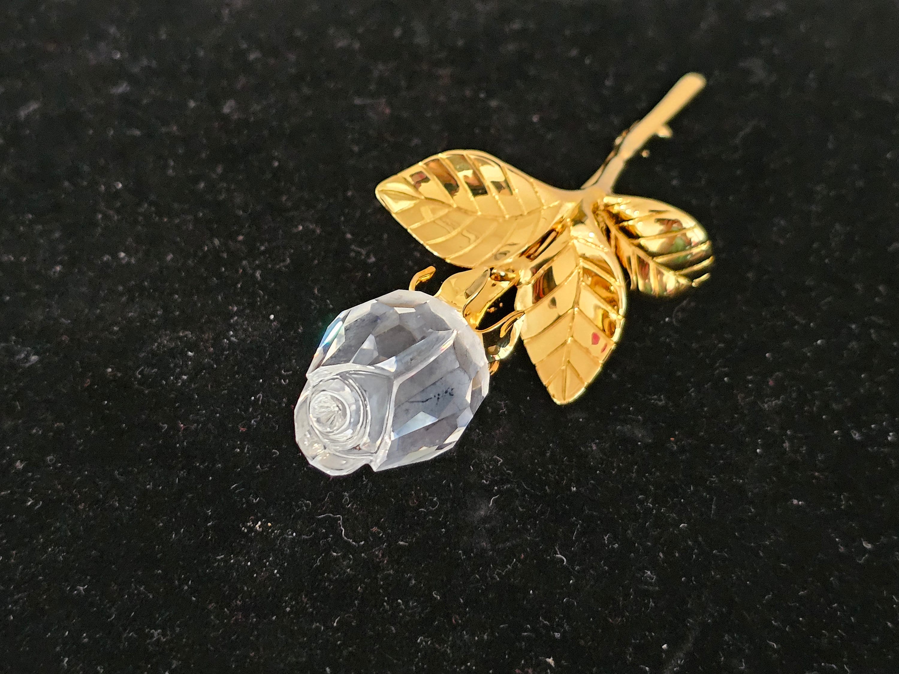 Swarovski rose pin best sale