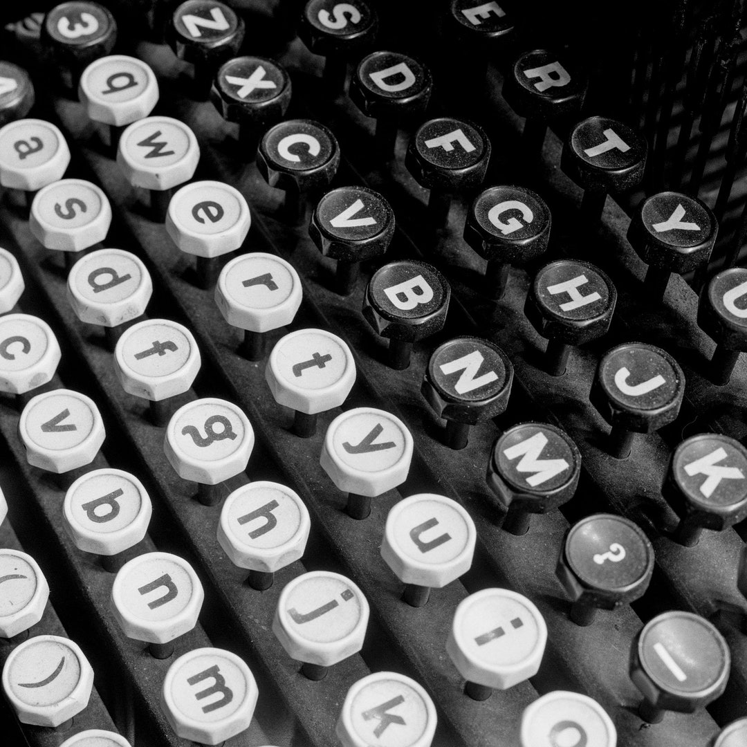 Fineart Photo the Smith Premier Typewriter Keyboard Etsy