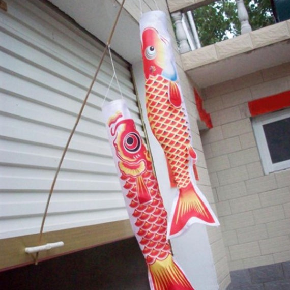 Minimalist Living Japanese Koinobori Carp Flag Windsock 鯉のぼりdecor 
