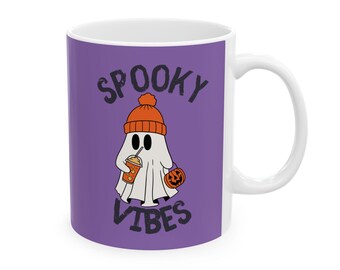 Divertida taza de cerámica morada: perfecta para amantes del café, regalo para amigos, decoración del hogar, taza de té, regalo de cumpleaños.