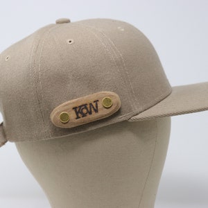 Knock on Wood Hat: Tan w/ Afrormosia image 1