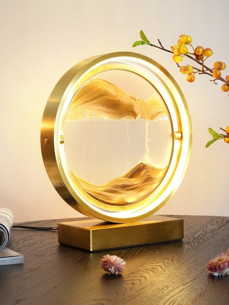 Led Equipped 3D Sahara Desert Moving Sand Art Sculpture Etsy