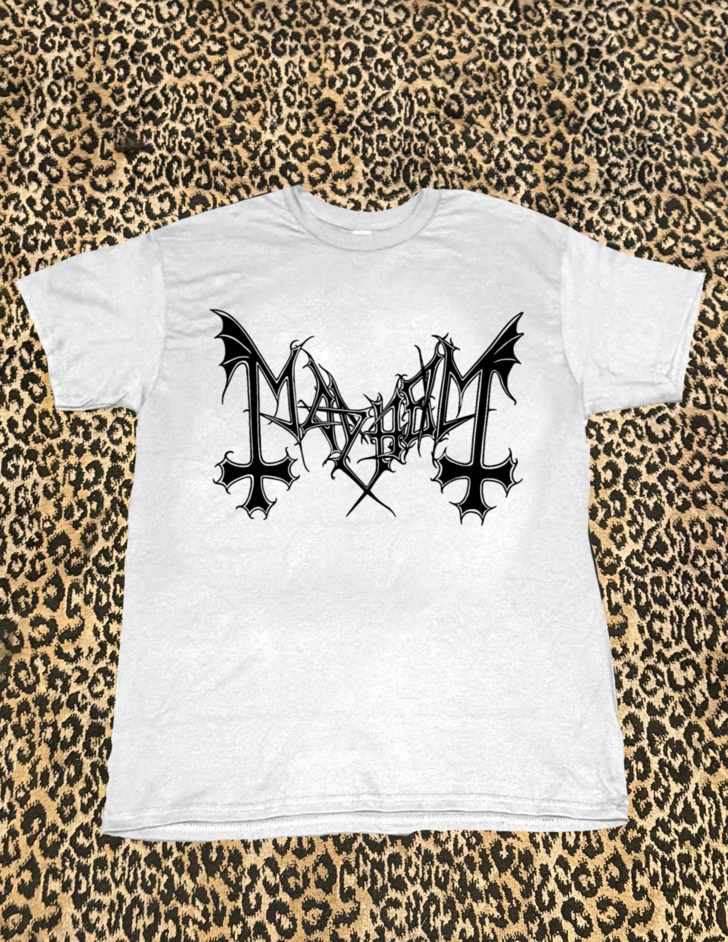 Mayhem White T-Shirt