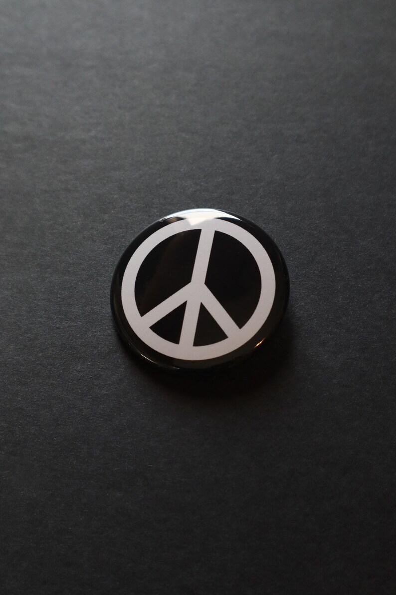 Peace, Equality, (A), (E) Symbols Pinback Buttons - Choose From 4 Sizes ...