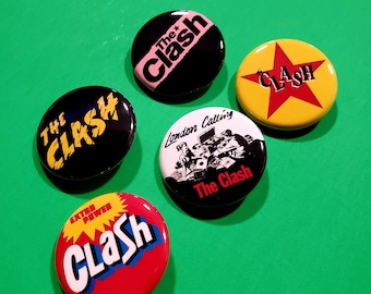 The Clash! Pins 1.25" Pinback Buttons