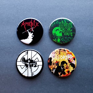 2.25&quot; Hardcore Punk Buttons