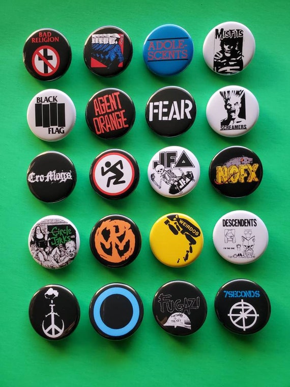 5 x Descendents 1" Pin Button Badges punk rock music 