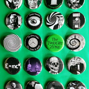 Twilight Zone 1.25&quot; Pinback Buttons