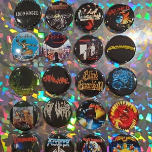 Thrash/Speed and Heavy Metal 1.25&quot; Pins