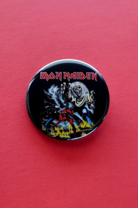 Iron Maiden Heavy Metal Pins - Etsy