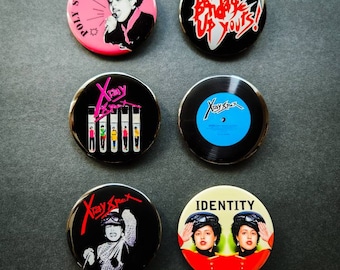X-Ray Spex punkrock 2,25" pinnen