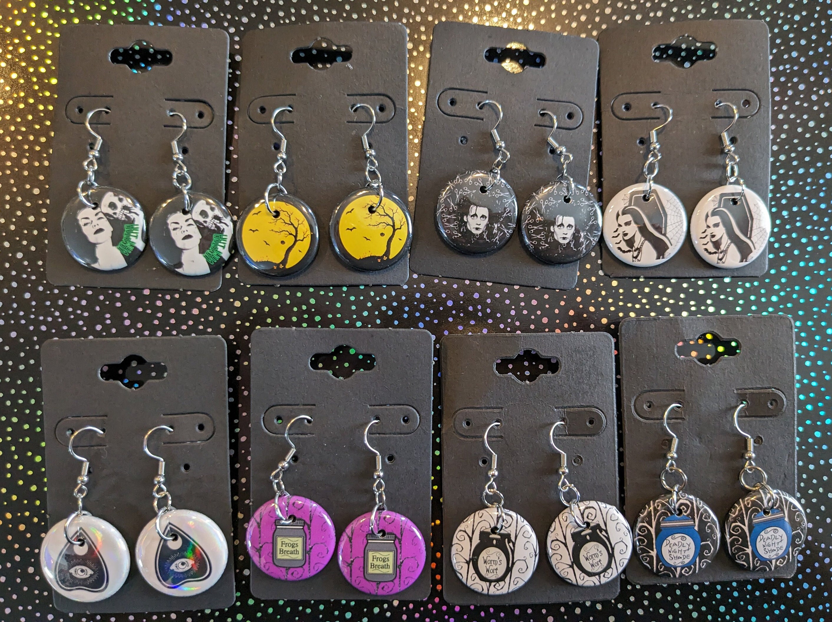 Horror Earrings 1-inch